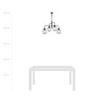 Lukka 4 Sort/Transparent pendellampe - Ø14 cm, E27, 230V, uten lyspære
