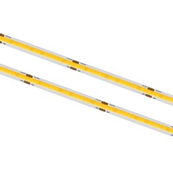 Enkeltfarget LED strip 24V COB 8W/m COB-LED strip - 10m, IP20, 336 LED pr. meter, 24V, 8 mm bred