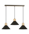 Rowen 3 Sort pendellampe - E27, 230V, uten lyskilde