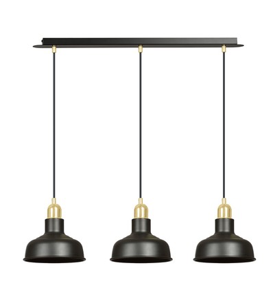 Ibor 3 Svart pendellampe - E27, 230V, uten lyskilde
