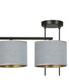 Hilde 4 Sort/Grå pendellampe - Ø20 cm, E27, 230V, uten lyskilde