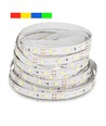 V-Tac 3,6W/m LED stripe - 5m, 8mm bred, 60 LED per meter, Farget lys