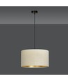 Hilde 1 Sort/Hvit pendellampe - Ø35 cm, E27, 230V, uten lyspære