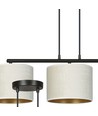Hilde 3 Sort/Hvit pendellampe - Ø20 cm, E27, 230V, uten lyskilde