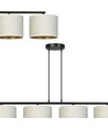 Hilde 4 Sort/Hvit pendellampe - Ø20 cm, E27, 230V, uten lyskilde