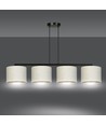 Hilde 4 Sort/Hvit pendellampe - Ø20 cm, E27, 230V, uten lyskilde