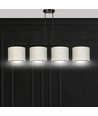 Hilde 4 Sort/Hvit pendellampe - Ø20 cm, E27, 230V, uten lyskilde