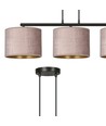 Hilde 3 Sort/Rosa pendellampe - Ø20 cm, E27, 230V, uten lyskilde