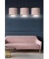 Hilde 3 Sort/Rosa pendellampe - Ø20 cm, E27, 230V, uten lyskilde