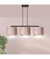 Hilde 3 Sort/Rosa pendellampe - Ø20 cm, E27, 230V, uten lyskilde