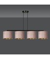 Hilde 4 Sort/Rosa pendellampe - Ø20 cm, E27, 230V, uten lyskilde