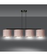 Hilde 4 Sort/Rosa pendellampe - Ø20 cm, E27, 230V, uten lyskilde