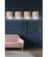 Hilde 4 Sort/Rosa pendellampe - Ø20 cm, E27, 230V, uten lyskilde
