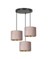 Hilde 3 Sort Premium Rosa pendellampe - Ø20 cm, E27, 230V, uten lyskilde