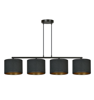 Hilde 4 Sort pendellampe - Ø20 cm, E27, 230V, uten lyskilde