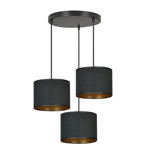 Hilde 3 Premium Sort pendellampe - Ø20 cm, E27, 230V, uten lyskilde