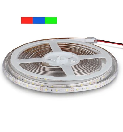 5m 3,6W/m sprutsikker LED-strip - IP65, 60 LED per meter, velg farge