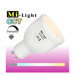 LED pærer Restsalg: Mi-Light CCT 5W GU10 490Lm 2,4GHz