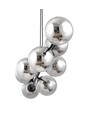 Rossi 8 Sort/Grafitt pendellampe - Ø14 cm, E14, 230V, uten lyskilde