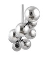 Rossi 6 Sort/Grafitt pendellampe - Ø14 cm, E14, 230V, uten lyskilde