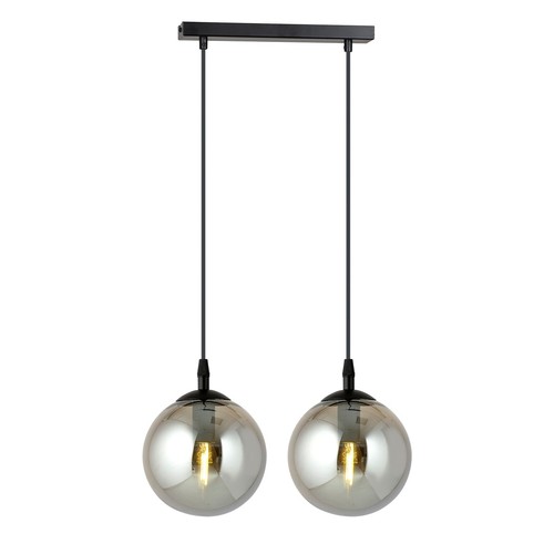 Cosmo 2 Sort/Grafitt pendellampe - Ø14 cm, E14, 230V, uten lyskilde