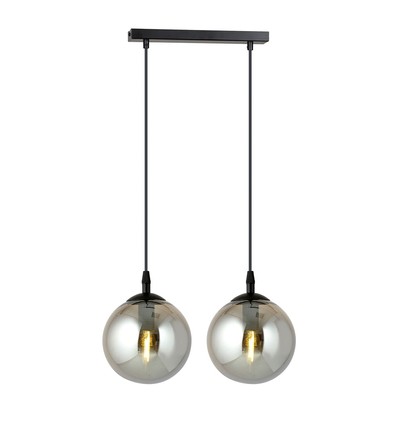Cosmo 2 Sort/Grafitt pendellampe - Ø14 cm, E14, 230V, uten lyskilde
