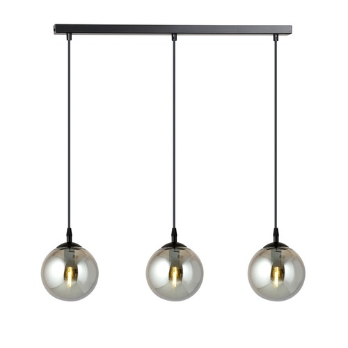 Cosmo 3 Sort/Grafitt pendellampe - Ø14 cm, E14, 230V, uten lyskilde