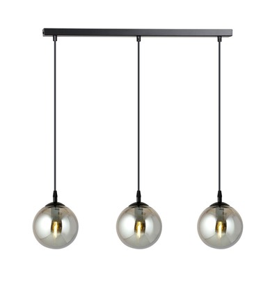 Cosmo 3 Sort/Grafitt pendellampe - Ø14 cm, E14, 230V, uten lyskilde