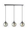 Cosmo 3 Sort/Grafitt pendellampe - Ø14 cm, E14, 230V, uten lyskilde