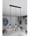 Cosmo 3 Sort/Transparent pendellampe - Ø14 cm, E14, 230V, uten lyskilde