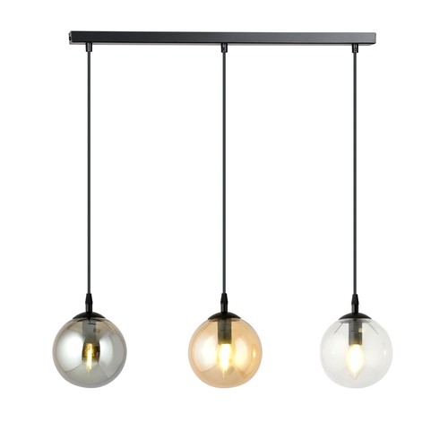 Cosmo 3 Sort Mix pendellampe - Ø14 cm, E14, 230V, uten lyskilde