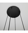 Cosmo 4 Sort Premium Grafitt pendellampe - Ø14 cm, E14, 230V, uten lyskilde