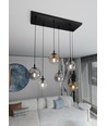 Cosmo 6 Sort MIX1 pendellampe - Ø14 cm, E14, 230V, uten lyskilde