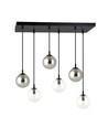 Cosmo 6 Sort MIX2 pendellampe - Ø14 cm, E14, 230V, uten lyskilde