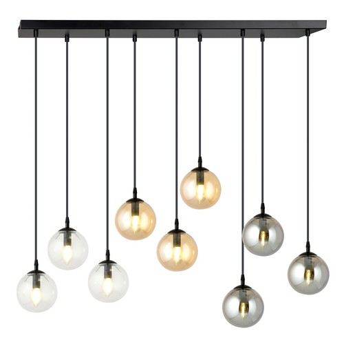 Cosmo 9 Sort MIX1 pendellampe - Ø14 cm, E14, 230V, uten lyskilde