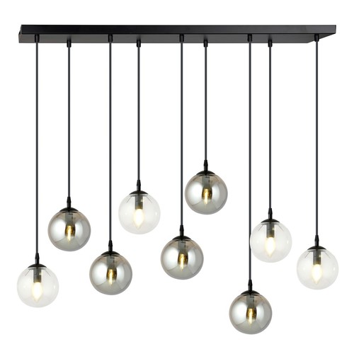 Cosmo 9 Sort MIX2 pendellampe - Ø14 cm, E14, 230V, uten lyskilde