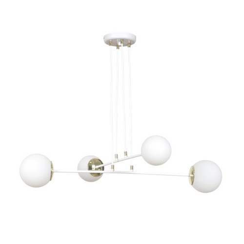 Ognis 4 Hvit pendellampe - Ø15 cm, E27, 230V, uten lyskilde.