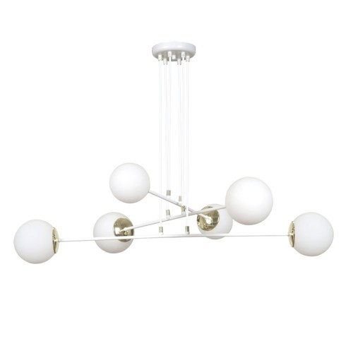 Ognis 6 Hvit pendellampe - Ø15 cm, E27, 230V, uten lyskilde