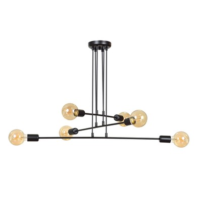 Multipo 6 Svart pendellampe - E27, 230V, uten lyskilde