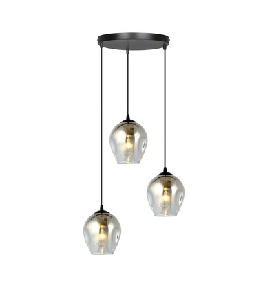 Istar 3 Sort Premium Grafitt pendellampe - Ø14 cm, E27, 230V, uten lyskilde