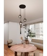 Istar 4 Sort Premium Grafitt pendellampe - Ø14 cm, E27, 230V, uten lyskilde