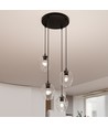 Istar 4 Sort Premium Transparent pendellampe - Ø14 cm, E27, 230V, uten lyskilde