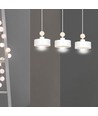 Tuniso 3 Hvit pendellampe - E27, 230V, uten lyskilde
