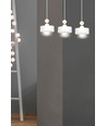 Tuniso 3 Hvit pendellampe - E27, 230V, uten lyskilde