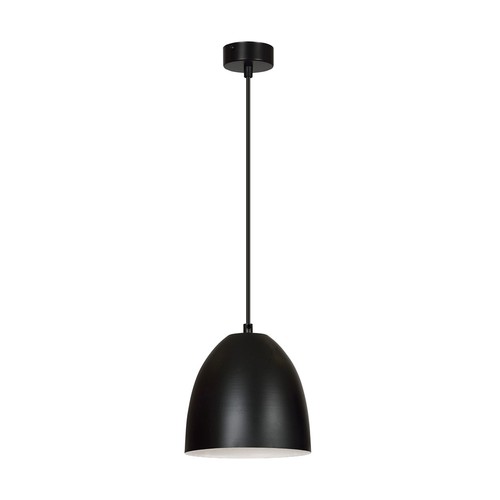 Lenox 1 Sort / Hvit pendellampe - E27, 230V, uten lyskilde