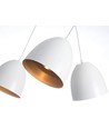 Lenox 1 Hvit / Gull pendellampe - E27, 230V, uten lyskilde