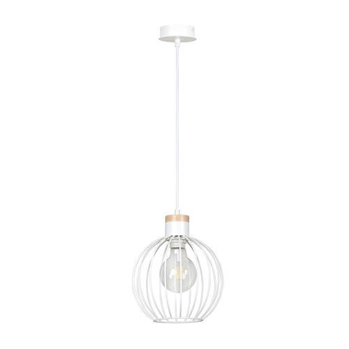Barbado 1 Hvit pendellampe - E27, 230V, uten lyskilde
