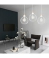 Barbado 3 Hvit pendellampe - E27, 230V, uten lyskilde