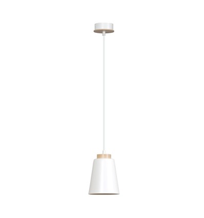 Bolero 1 Hvit pendellampe - E27, 230V, uten lyskilde.