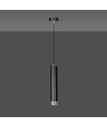 Kibo 1 Sort/Krom pendellampe - GU10, 230V, uten lyskilde